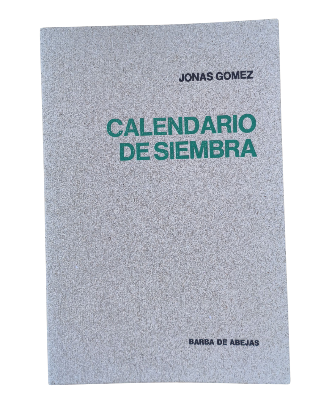 Calendario de siembra de Jonás Gómez