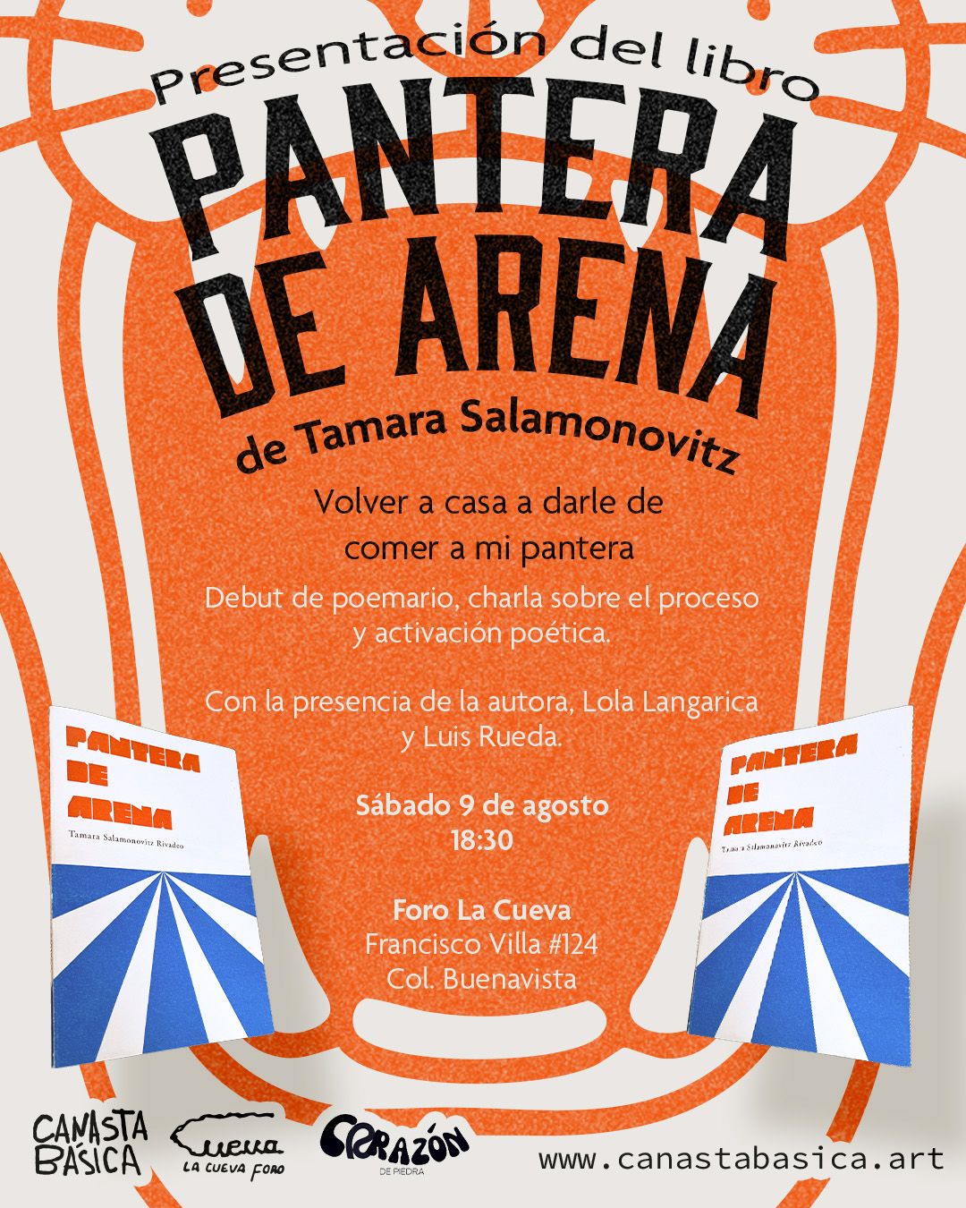 Libro Debut Pantera de arena 